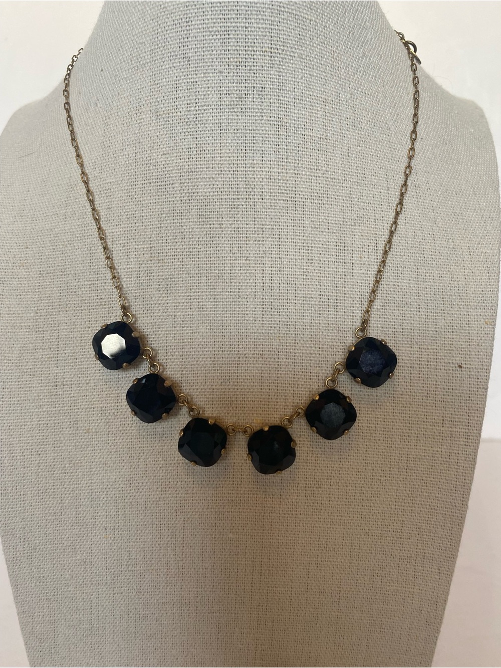 Catherine Popesco La Vie Black Crystal Necklace